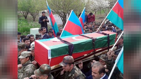 Şəhid baş leytenantın nəşi ailəsinə təhvil verildi