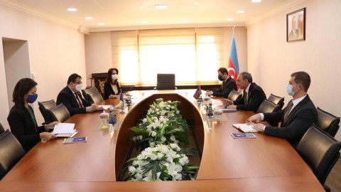 Kamran Əliyev Aİ səfiri ilə görüşüb