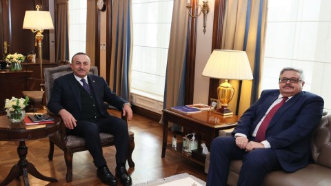 Çavuşoğlu Rusiya səfirini qəbul edib