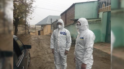 Koronavirus xəstəsi küçədə saxlanıldı