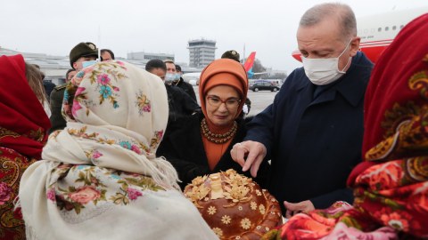 Ərdoğanın Ukraynaya səfəri başladı