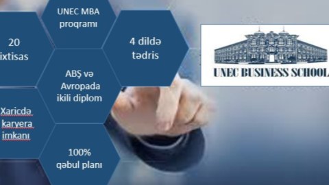 UNEC-də MBA proqramında 29 ixtisas üzrə qəbul aparılır
