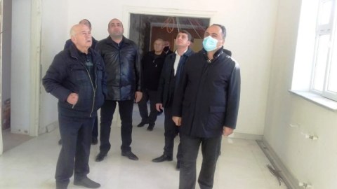 Müharibə vaxtı dağıdılan məktəb təmir olunur
