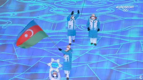 Pekin 2022: İdmançılarımız paraddan keçdi