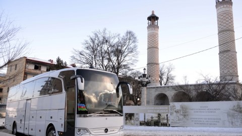 Yollar buz bağladı, sərnişinlər Şuşada gecələdi