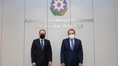 Ceyhun Bayramov Bağdad Amreyevlə danışıqlar apardı
