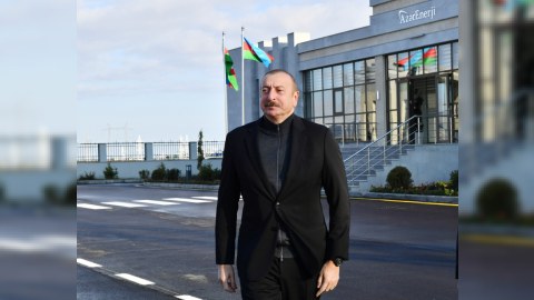 Prezident “Yaşma” yarımstansiyasının açılışında - FOTOLAR