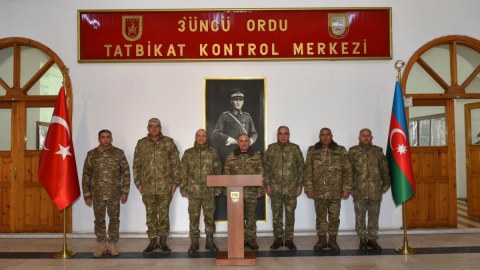 Kərəm Mustafayev “Sarsılmaz Qardaşlıq” təlim mərkəzində - FOTO