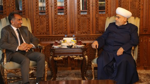 Şeyx İraq XİN başçısının müavinini qəbul edib