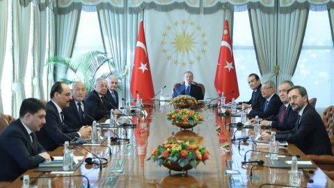 Ərdoğan türk ağsaqqalarını qəbul etdi