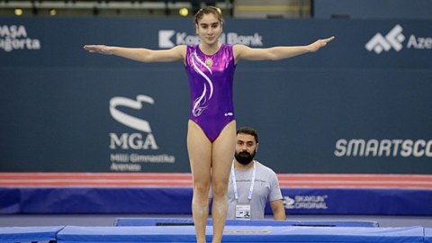 Gimnastımız Dünya Kubokunda finala yüksəldi