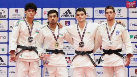 Cüdoçularımız Avropa turnirində medallar qazandılar