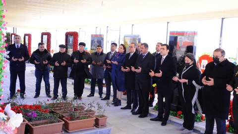 Naftalanda şəhidin ildönümü qeyd olundu