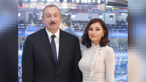 Prezidentlə xanımı Ağcabədidə