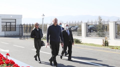 Prezident xanımı ilə Ağdamda - FOTOLAR