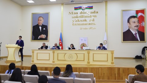 GDU-də Nizami Gəncəviyə həsr olunmuş tədbir keçirilib