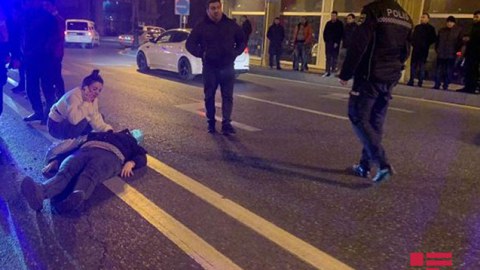 Səfirlik əməkdaşı Bakıda qəza törətdi - FOTO