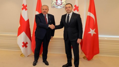 Şentop Qaribaşvili ilə görüşdü