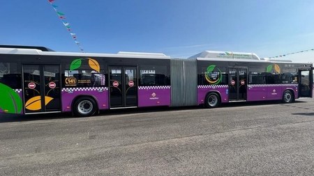 Bakıya 50 ədəd iritutumlu avtobus gətirilib