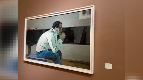 Moskvada Tahir Salahovun əsərləri sərgiləndi - FOTOLAR