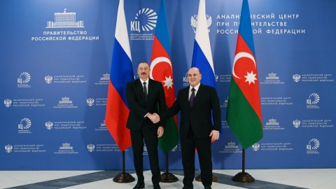 İlham Əliyev Mişustinlə görüşüb - YENİLƏNİB