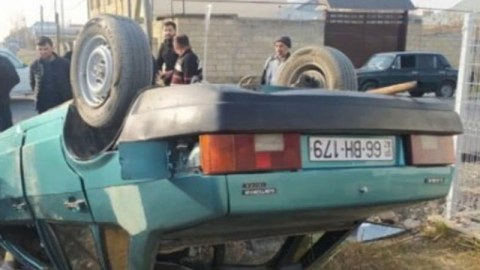 Azərbaycanda polkovnik qəzaya düşdü - FOTO