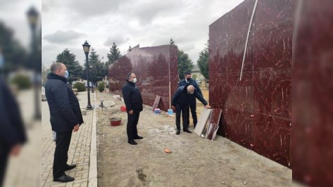 Şəhidlər Xatirə Kompleksində yenidənqurma işləri davam edir