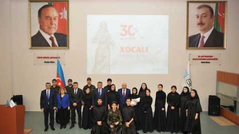 BMU-da Xocalı soyqırımı qurbanları anılıb - FOTO