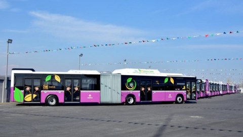 Bakıya yeni gətirilmiş avtobuslar istismara verildi