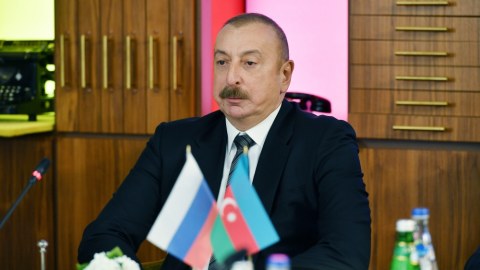 İlham Əliyevin rusiyalı jurnalistlərlə görüşündən VİDEO