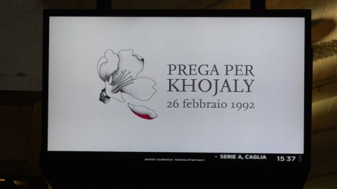 İtaliyada Xocalı ilə bağlı videoçarx nümayiş etdirilir - FOTO