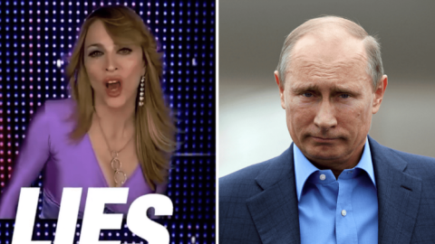 Madonna Ukraynanı dəstəklədi və Putinə orta barmağını göstərdi - VİDEO