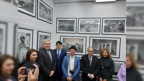 Fuad Muradov Stokholmda Qarabağla bağlı fotosərgidə - FOTO