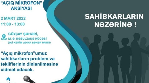 “Azəriqaz”ın rəhbərliyi göyçaylı sahibkarlarla görüşəcək