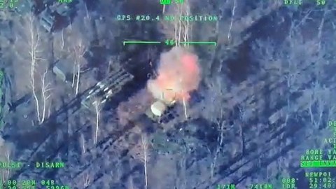Rusiyanın zenit-raket kompleksi “Bayraktar”la vuruldu - VİDEO