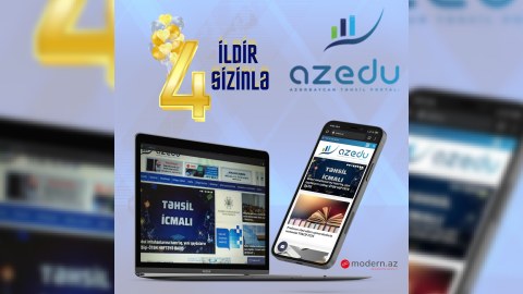 “AzEdu.az”ın 4 yaşı tamam olur