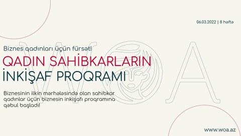 Kapital Bank “Qadın sahibkarların inkişafı proqramı”na dəstək verir