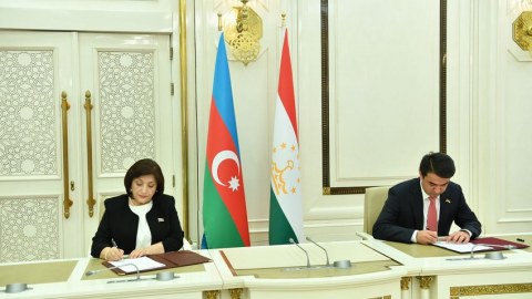 Azərbaycan və Tacikistan parlamentləri saziş imzaladı - YENİLƏNİB