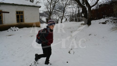 Qusarda cəmi bir şagirdi olan məktəbdən REPORTAJ