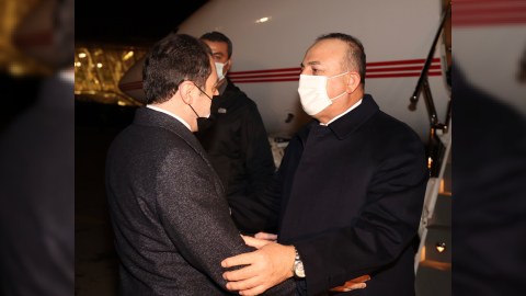 Çavuşoğlu Bakıya gəldi - FOTO