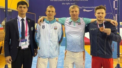 Gimnastımız Qətərdə bürünc medal qazandı