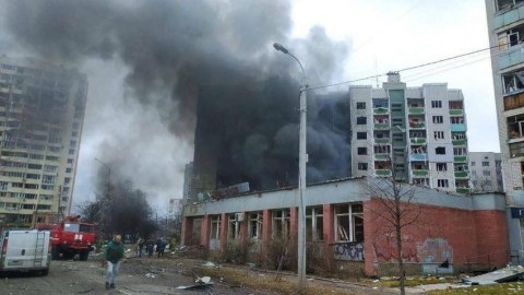 Çerniqov yenə bombalandı, 50-yə yaxın ölən var