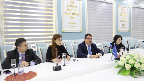 Aİ səfiri Gəncə Dövlət Universitetində olub - FOTO