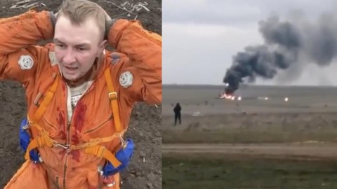 Rusiyanın daha bir təyyarəsi vuruldu - Pilot ələ keçirildi
