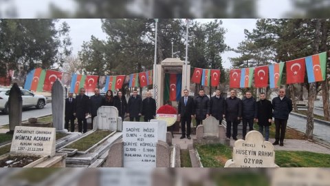 Rəsulzadənin məzarı ziyarət edildi 