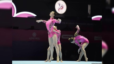 Gimnastlarımızdan ilk: birinci oldular