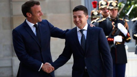 Makron yenidən Zelenski ilə DANIŞDI