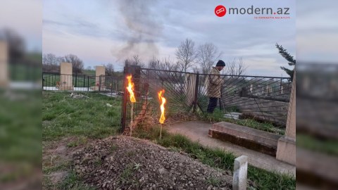 Qeyri-adi Novruz adəti: Hamı məzarlığa gedir... - REPORTAJ