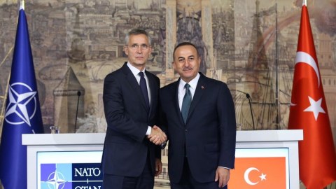 Çavuşoğlu NATO-nun Baş katibi ilə görüşdü