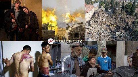 Müharibənin nə olduğunu göstərən 5 FOTO